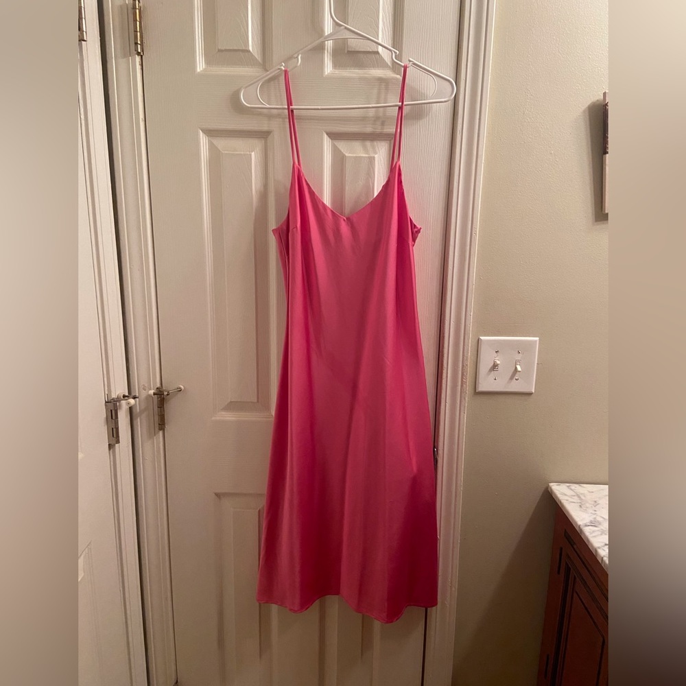 Pink Slip Dress
